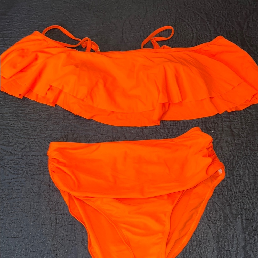 Vibrant Orange Bikini - New w/out Tag